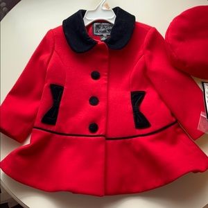 Rothschild wool coat with hat